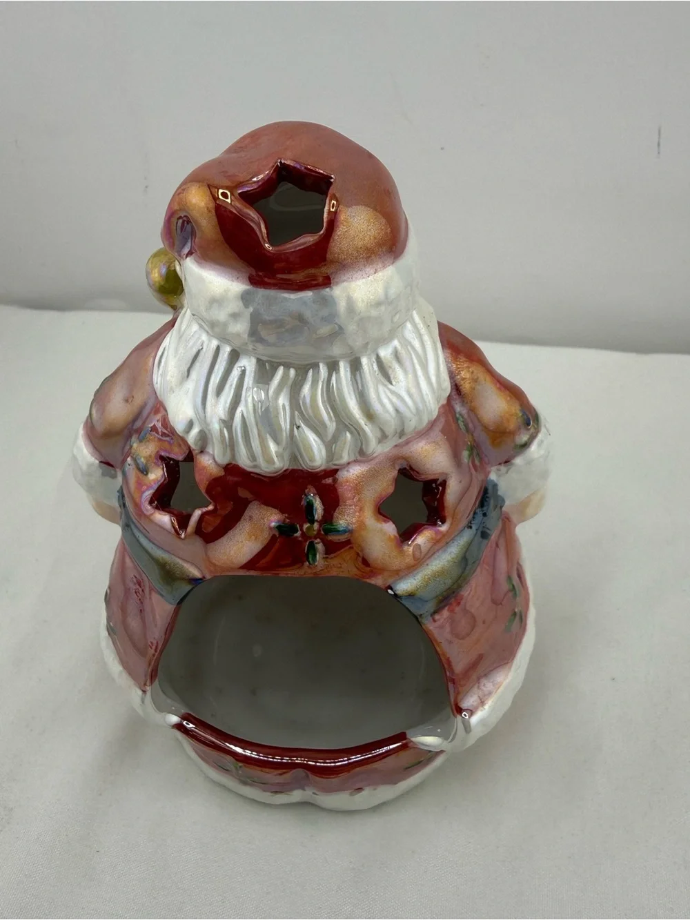 Santa Ceramic tea light holder